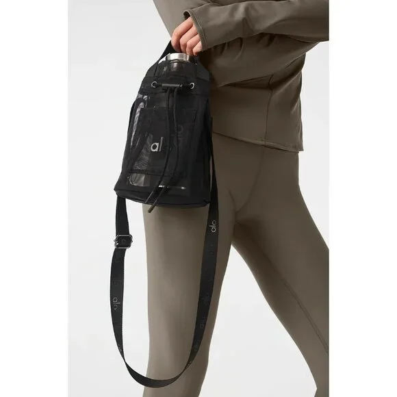 ALO Yoga | Bags | Alo Yoga Sheer Cross Body Bucket Bag Black